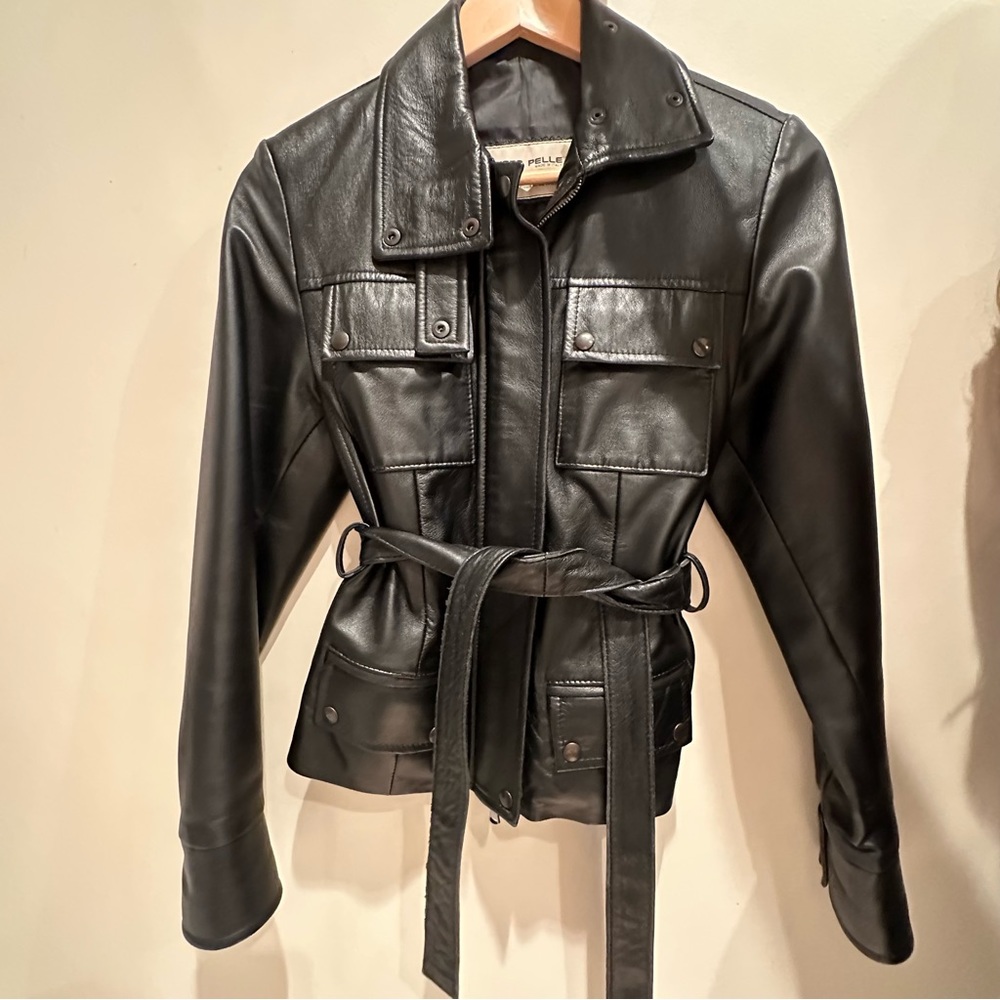 Vera Pelle Faux Leather Jacket